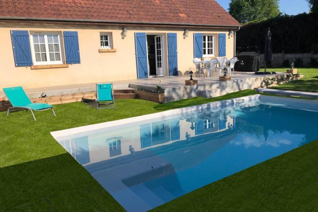 Villa Maison Privative 5 Ch. 12 Pers. Piscine Chauffee Desertines  Exterior foto